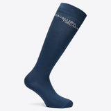 Jacquard Logo Lange Strømper - 3 Pk
