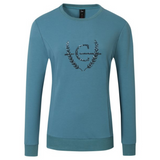 Sweater m. Palliet Logo
