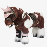 Mini toy Pony sadel - Brun